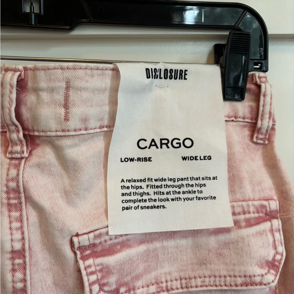 Dagløsor Pink Cargo Wide-Leg Jeans - Picture 3 of 5